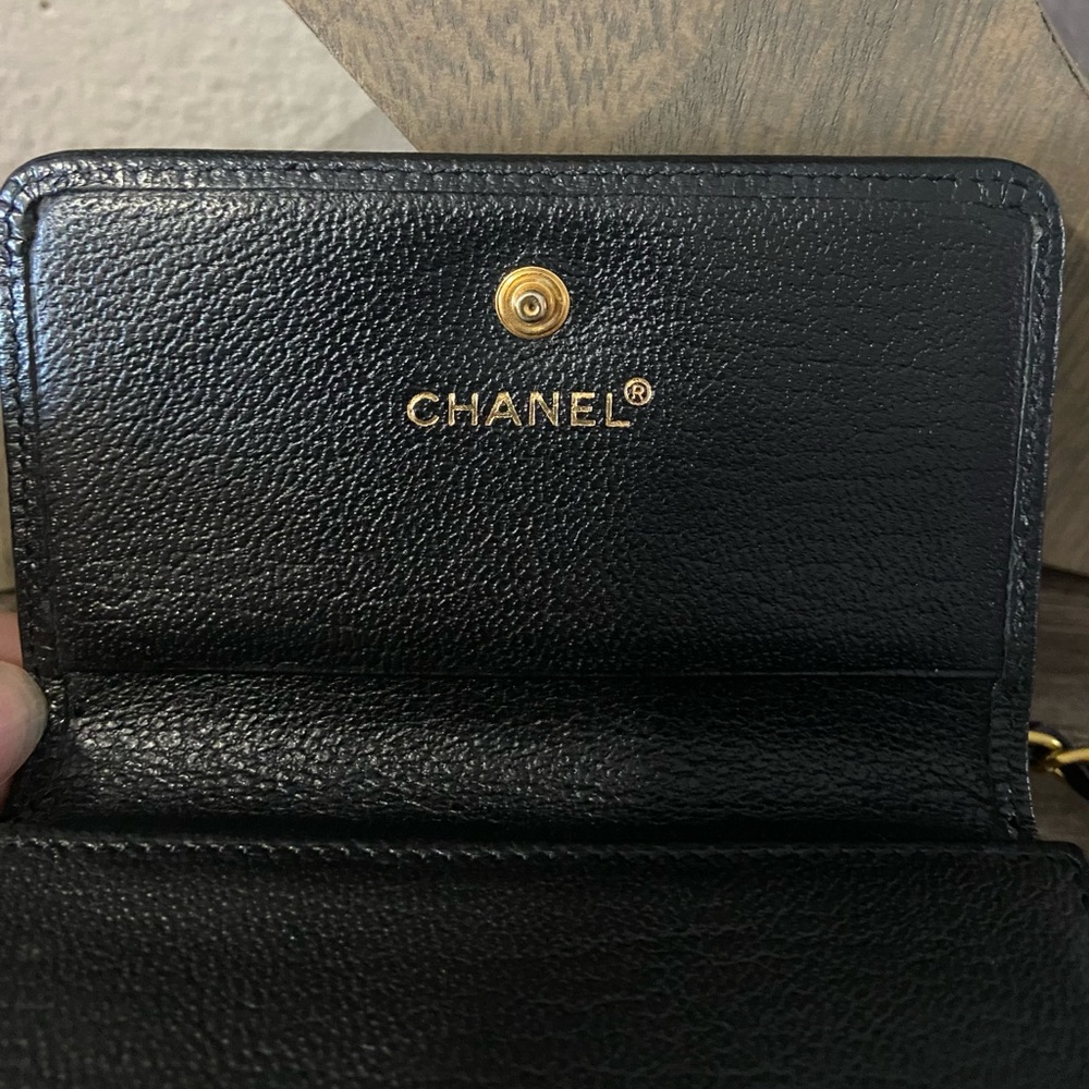 ⚜️🖤 Mini Chanel Wallet on a Chain Adjustable Wallet Crossbody to Belt Bag - Picture 14 of 16